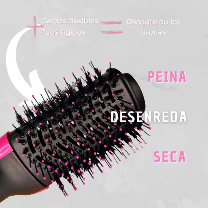 BellaBrush One Step "Cepillo 3 en 1"  Peina - Seca - Alisa 💎