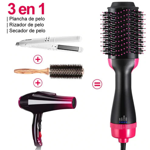 BellaBrush One Step "Cepillo 3 en 1"  Peina - Seca - Alisa 💎